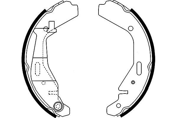 KAVO PARTS Комплект тормозных колодок BS-8926